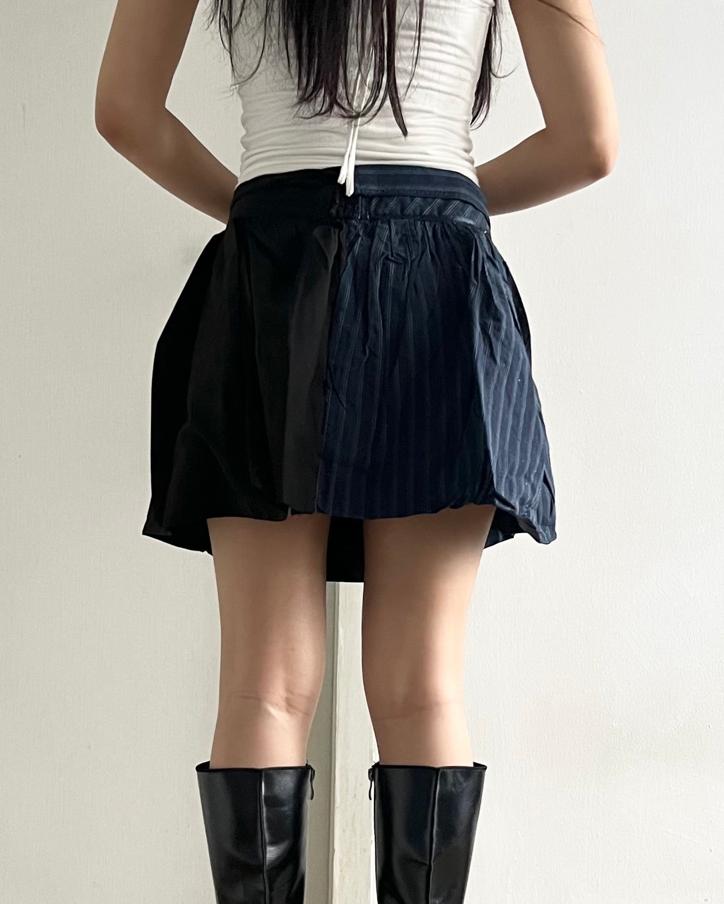 Button-up Balloon Skirt 009