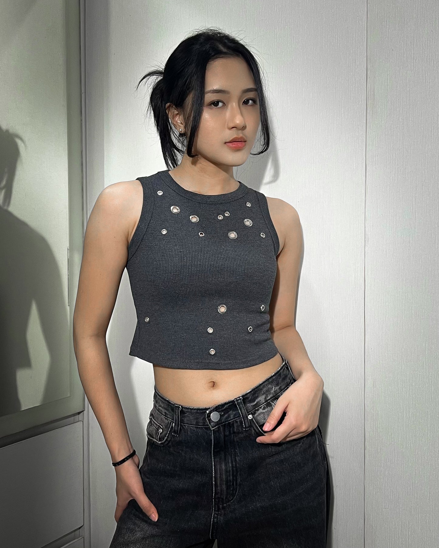 Eyelet Rib Tank 004