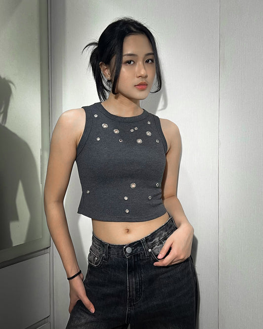 Eyelet Rib Tank 004