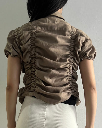 Ruched Shirt 015