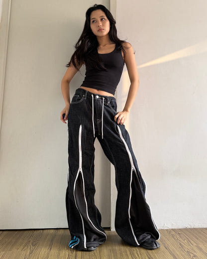 [BIG SIZE] Zipper Pants 0261