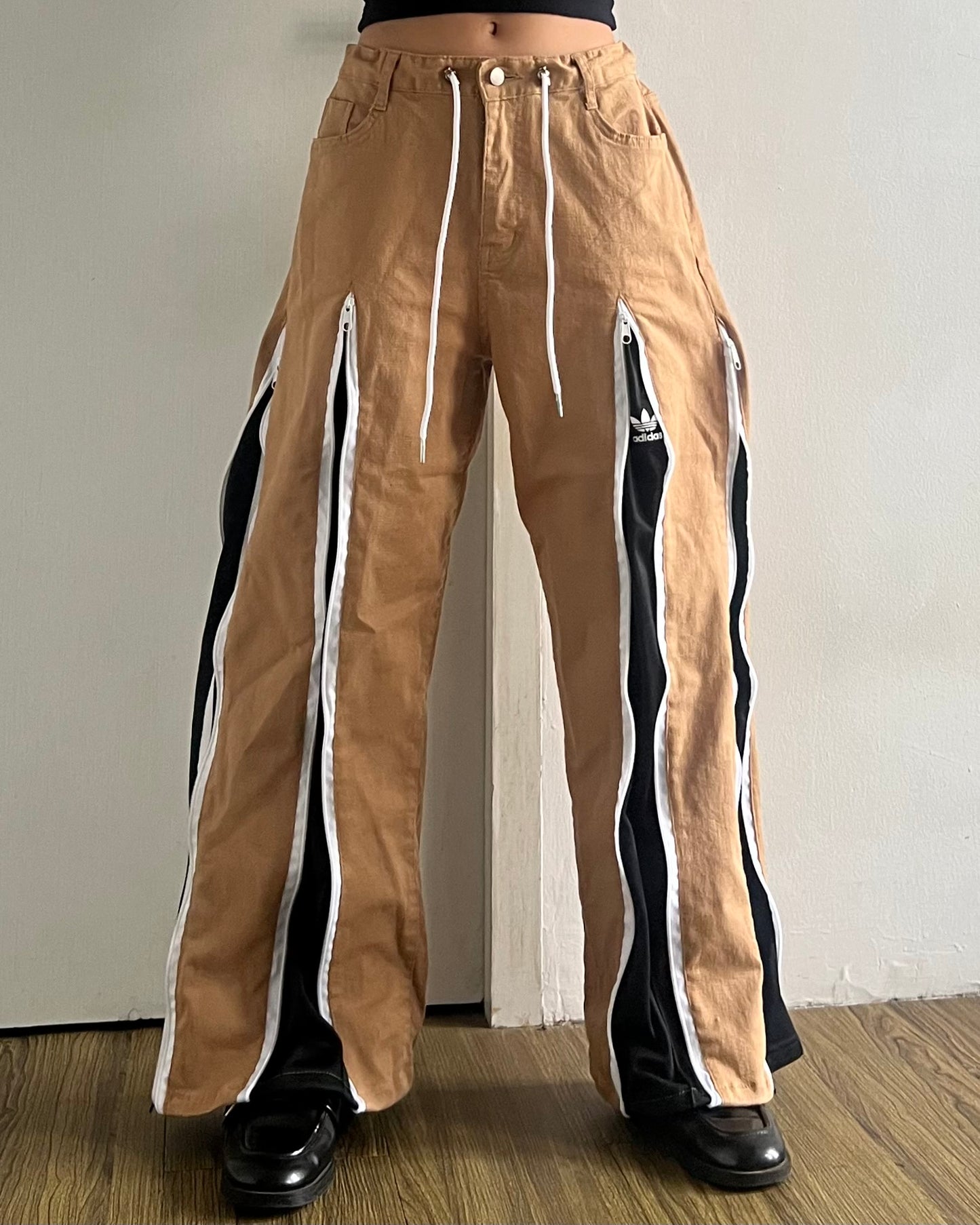 [BIG SIZE] Zipper Pants 0216