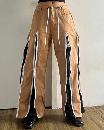 [BIG SIZE] Zipper Pants 0216