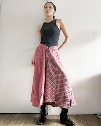 Button-up Maxi Skirt 082