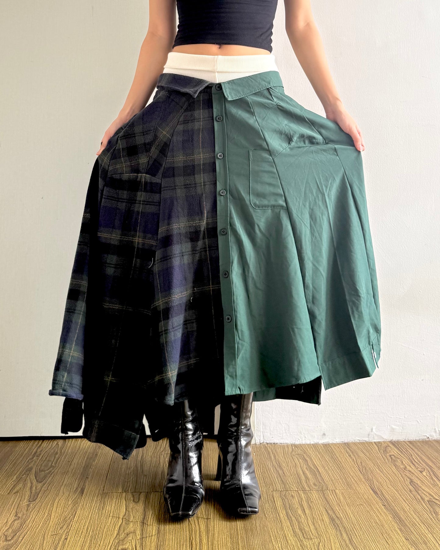 Button-up Maxi Skirt 044