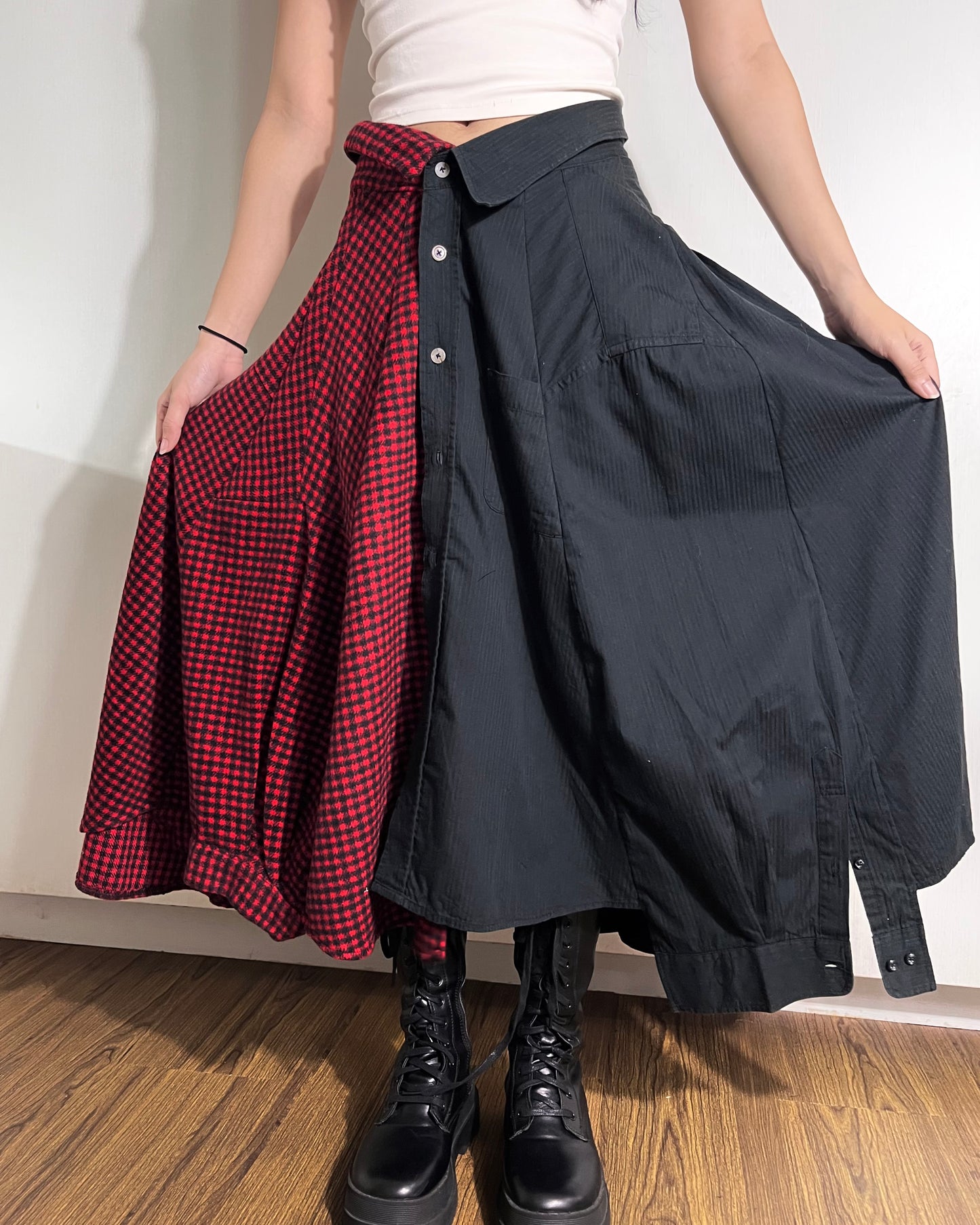Button-up Maxi Skirt 009