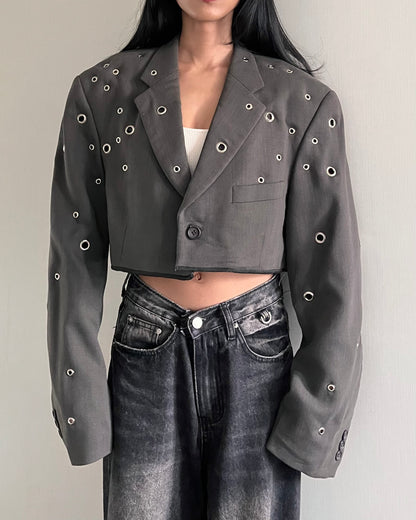 Eyelet Blazer 006