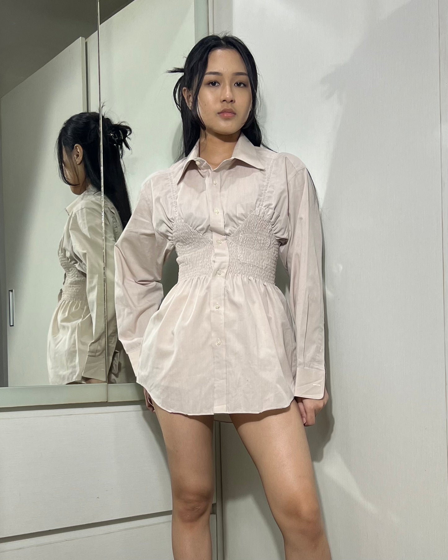 Smocked Shirt 001