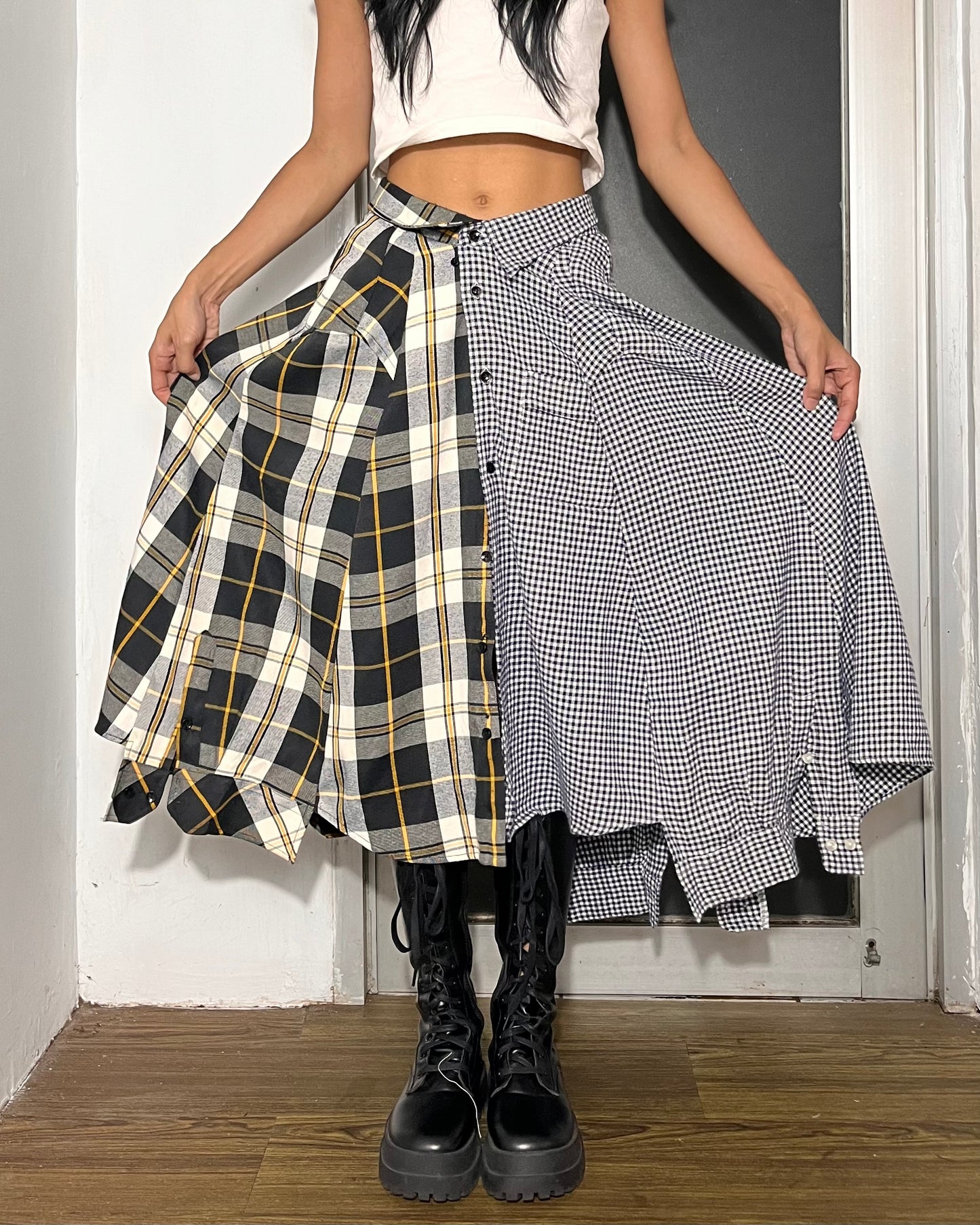 Button-up Maxi Skirt 005