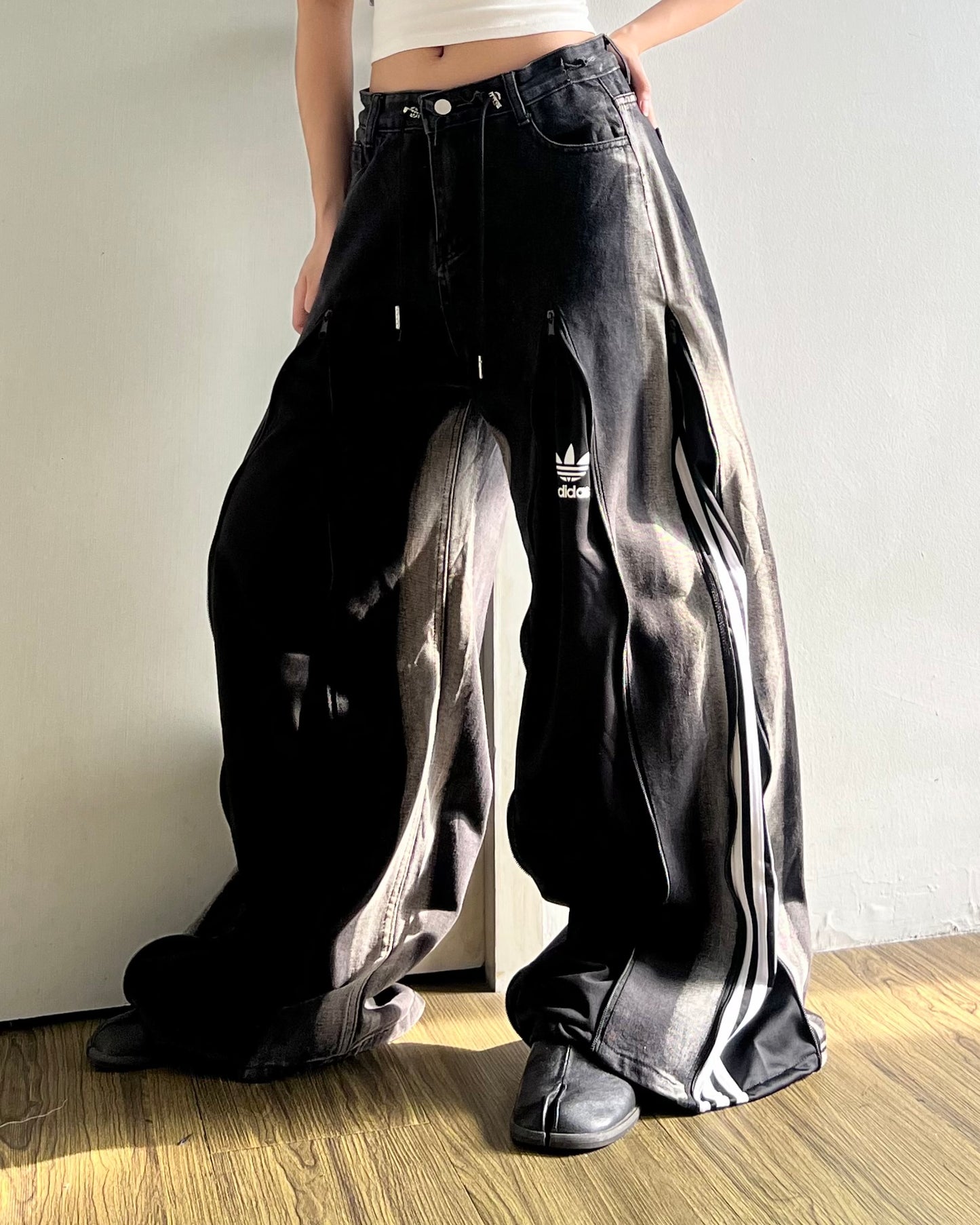 [BIG SIZE] Zipper Pants 0178