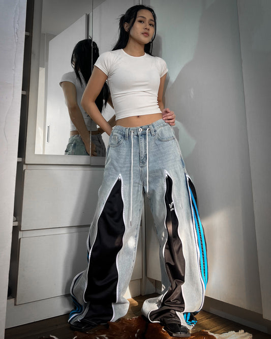 [BIG SIZE] Zipper Pants 0116