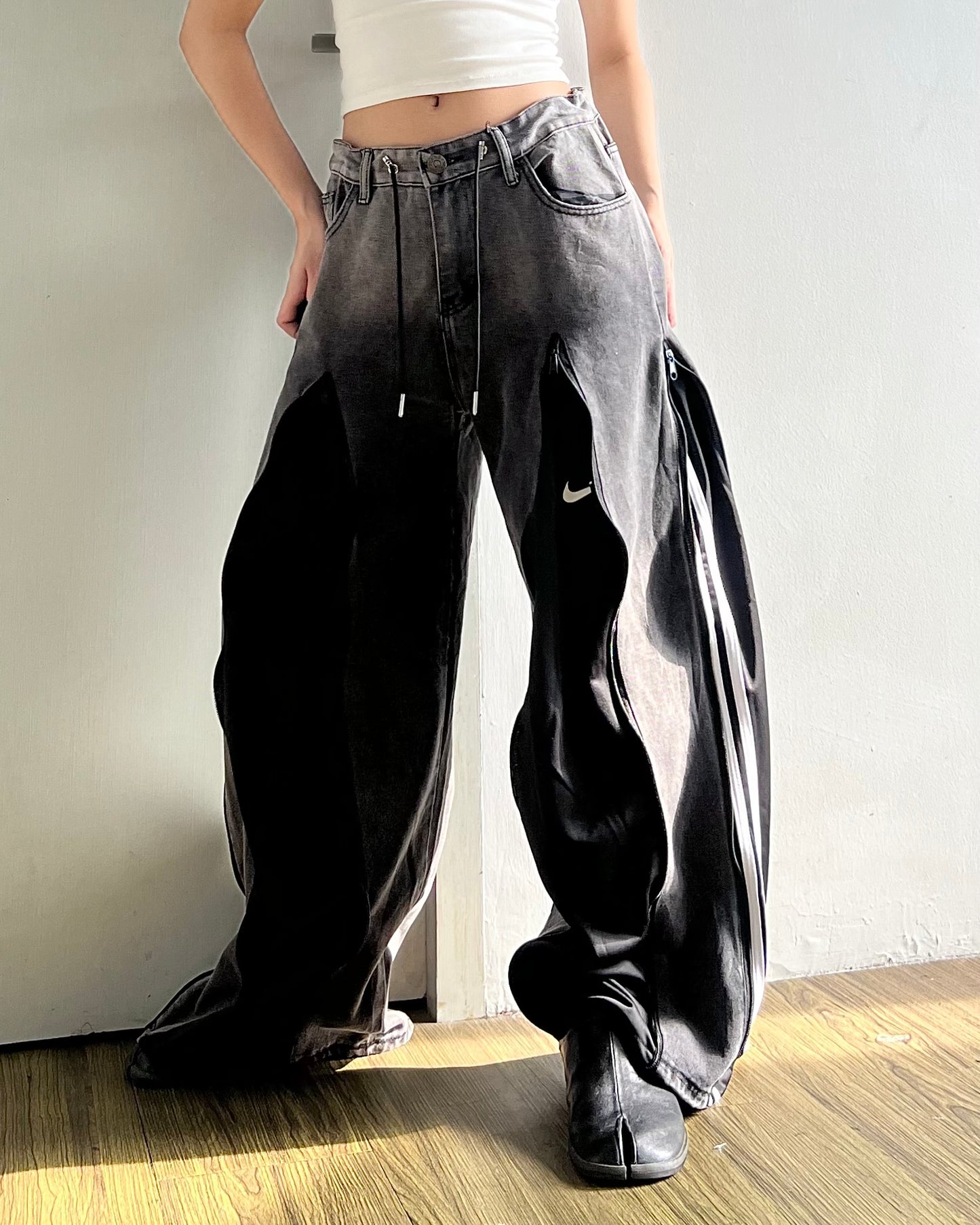 [BIG SIZE] Zipper Pants 0182