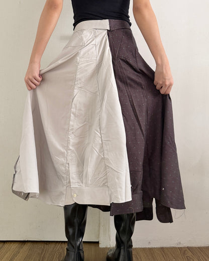 Button-up Maxi Skirt 073