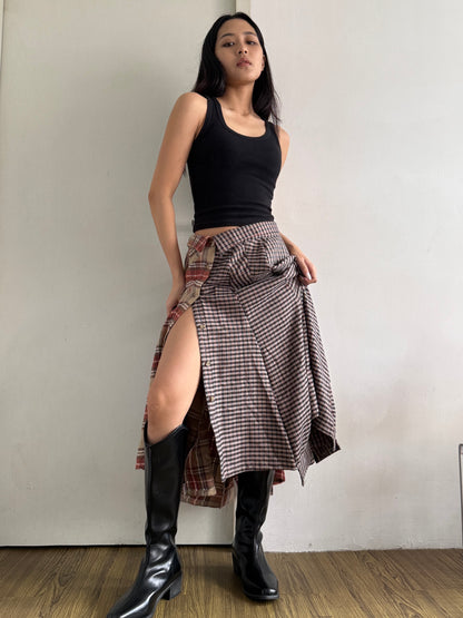 Button-up Maxi Skirt 058