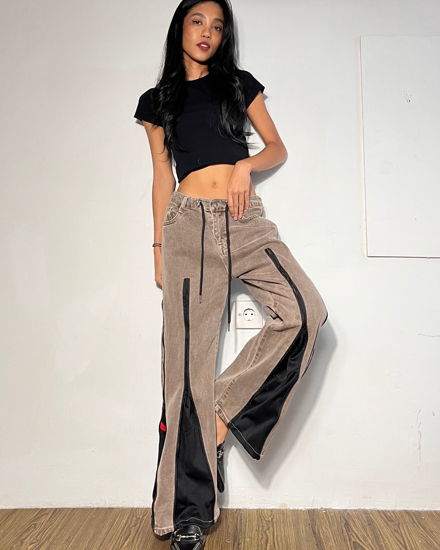 Zipper Pants 036