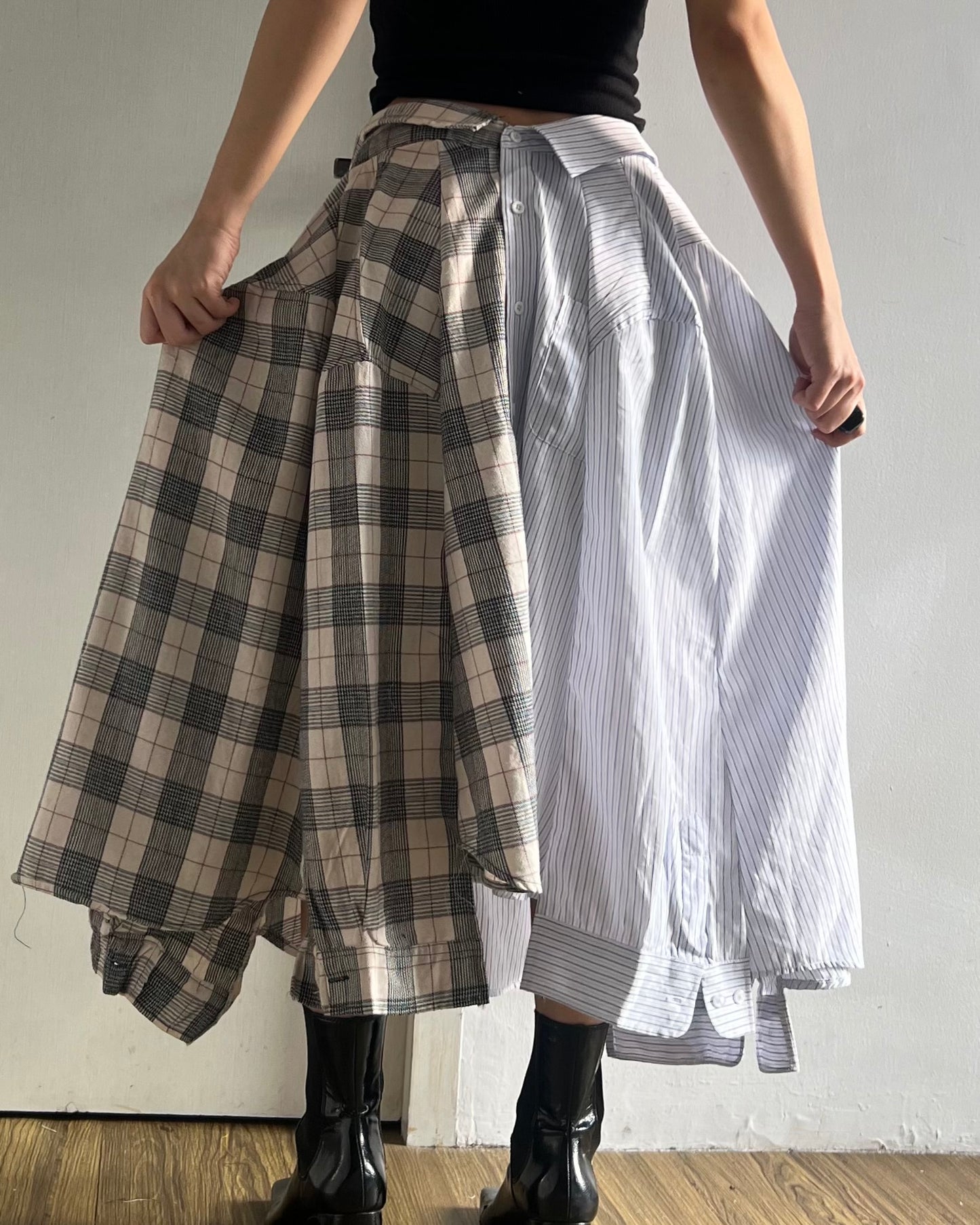 Button-up Maxi Skirt 028