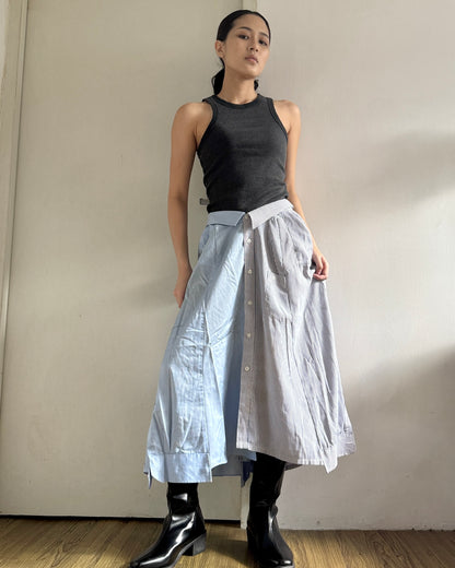 Button-up Maxi Skirt 084