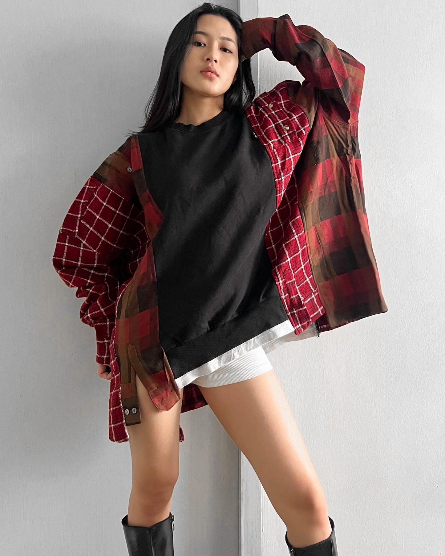 Flannel Sweater 059
