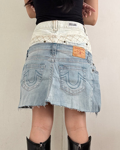 Doubled Mini Skirt 002