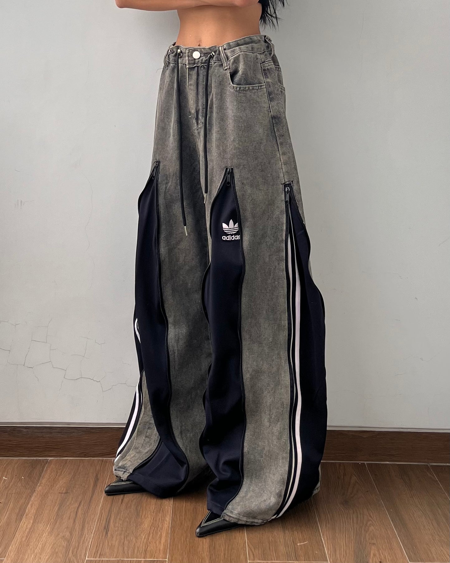 [BIG SIZE] Zipper Pants 011