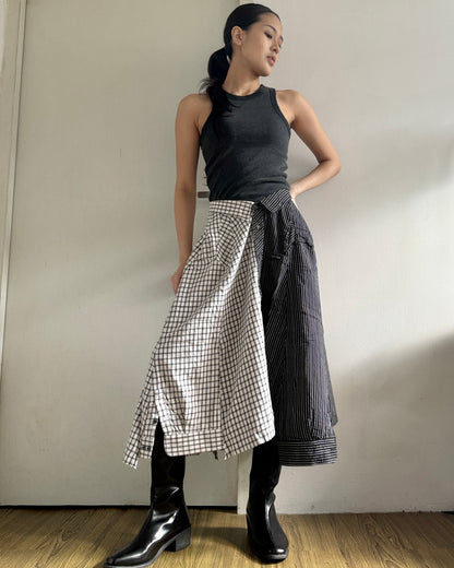 Button-up Maxi Skirt 081
