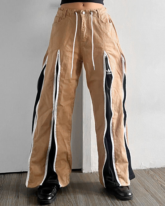[BIG SIZE] Zipper Pants 0216