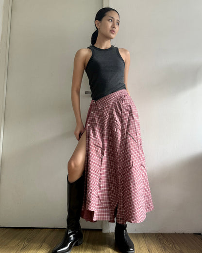 Button-up Maxi Skirt 082