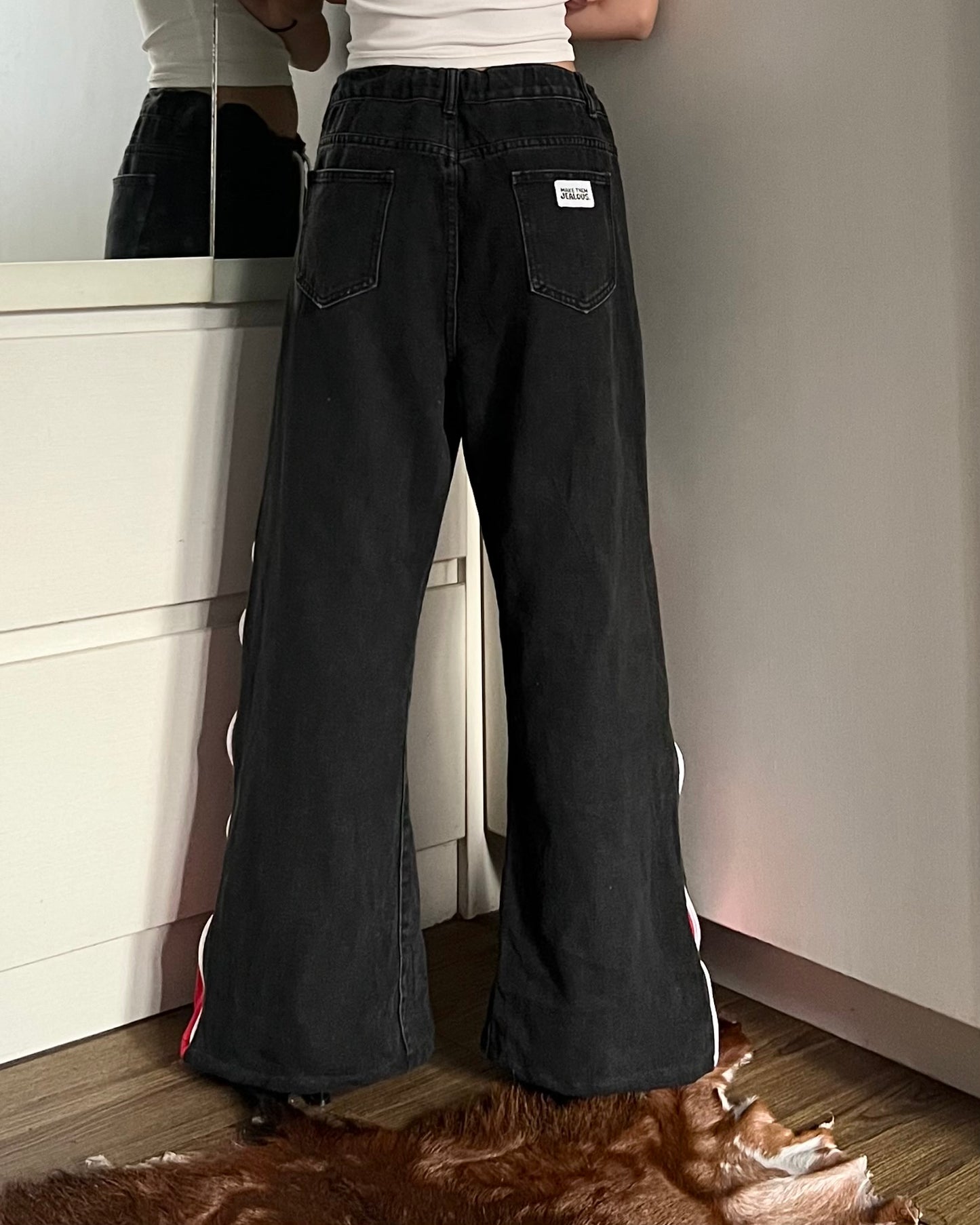 [BIG SIZE] Zipper Pants 097