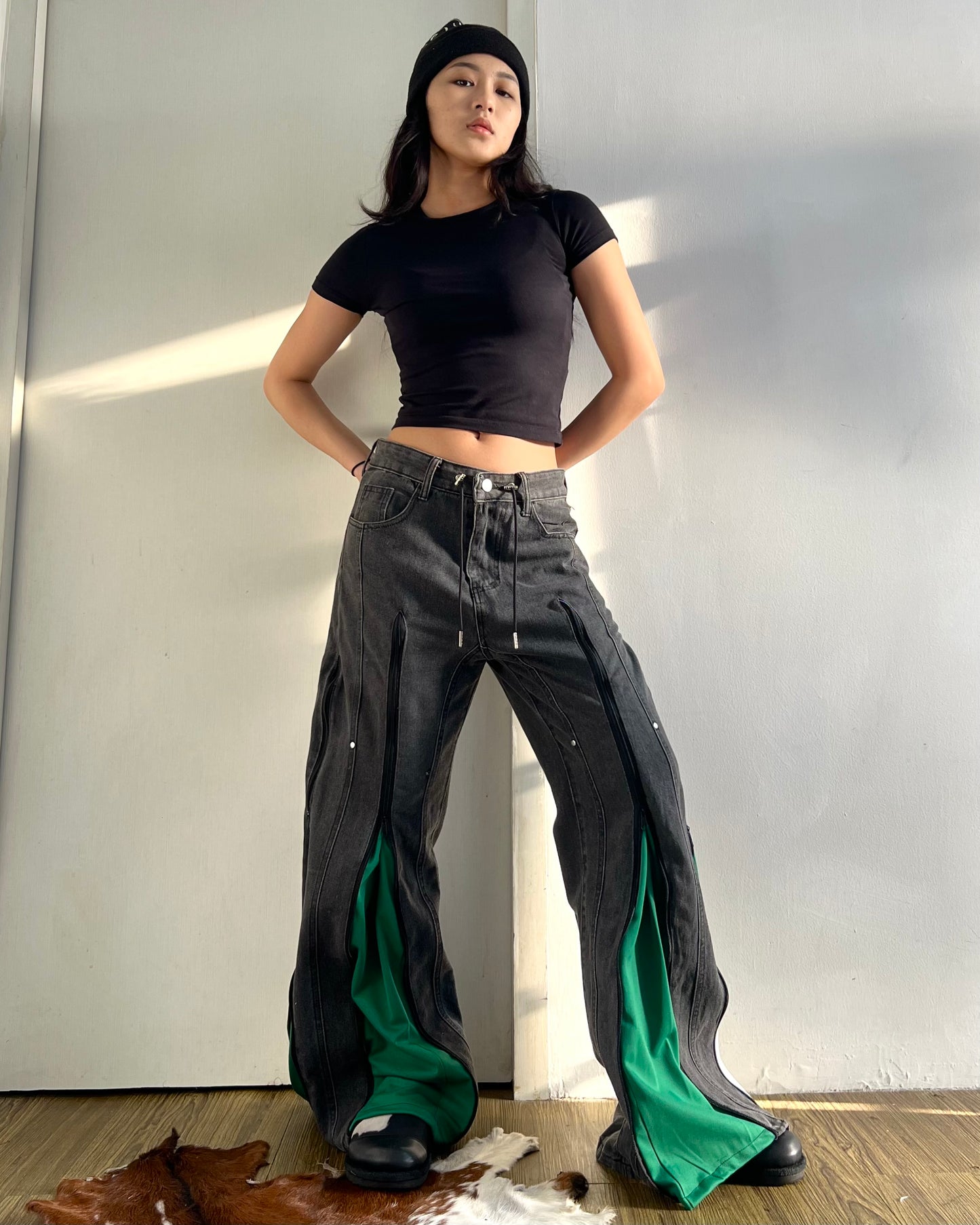 Zipper Pants 0144