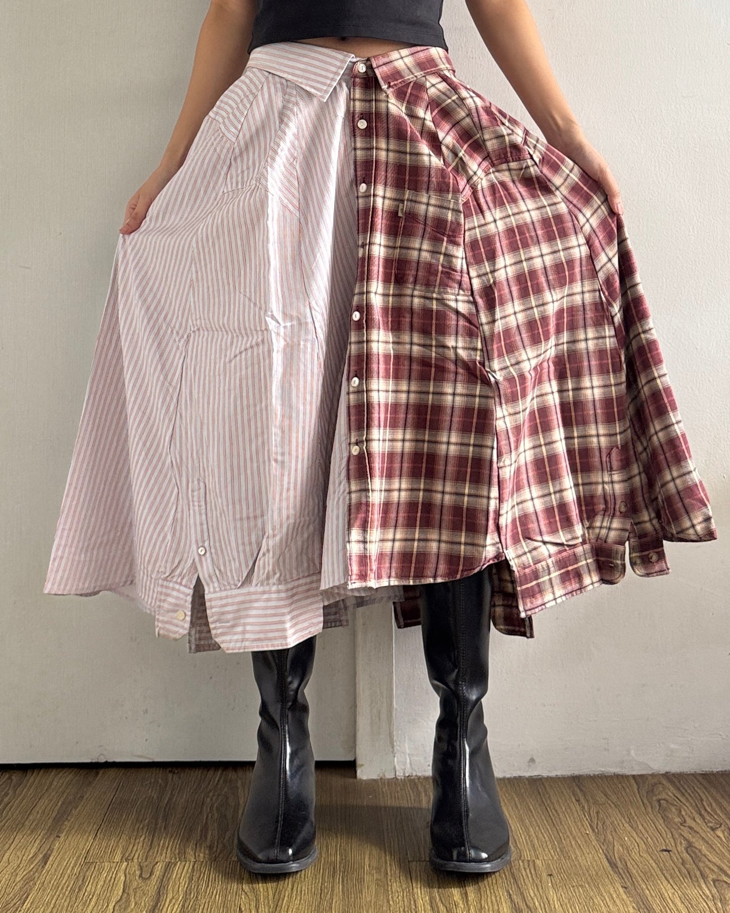 Button-up Maxi Skirt 061
