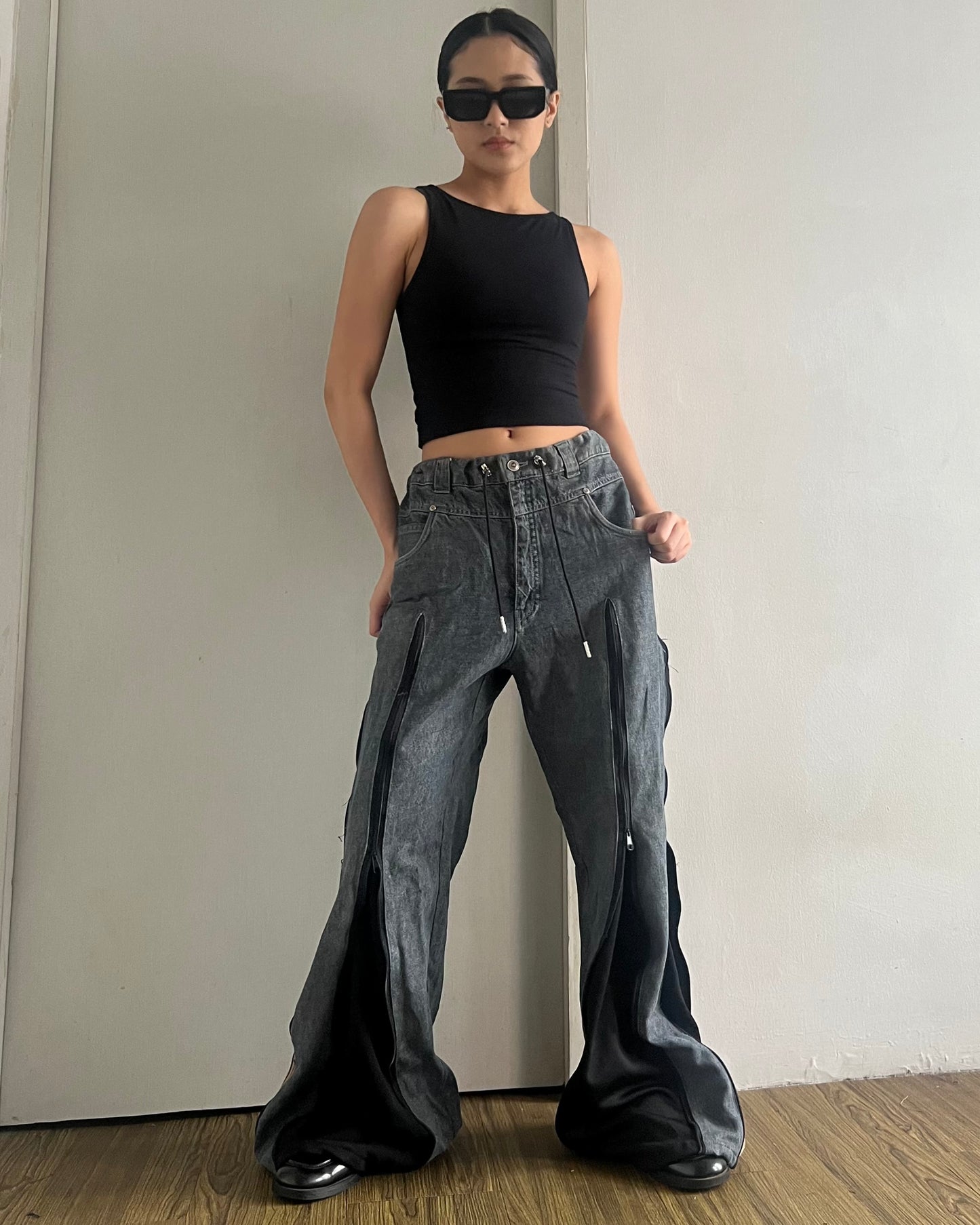[BIG SIZE] Zipper Pants 0223
