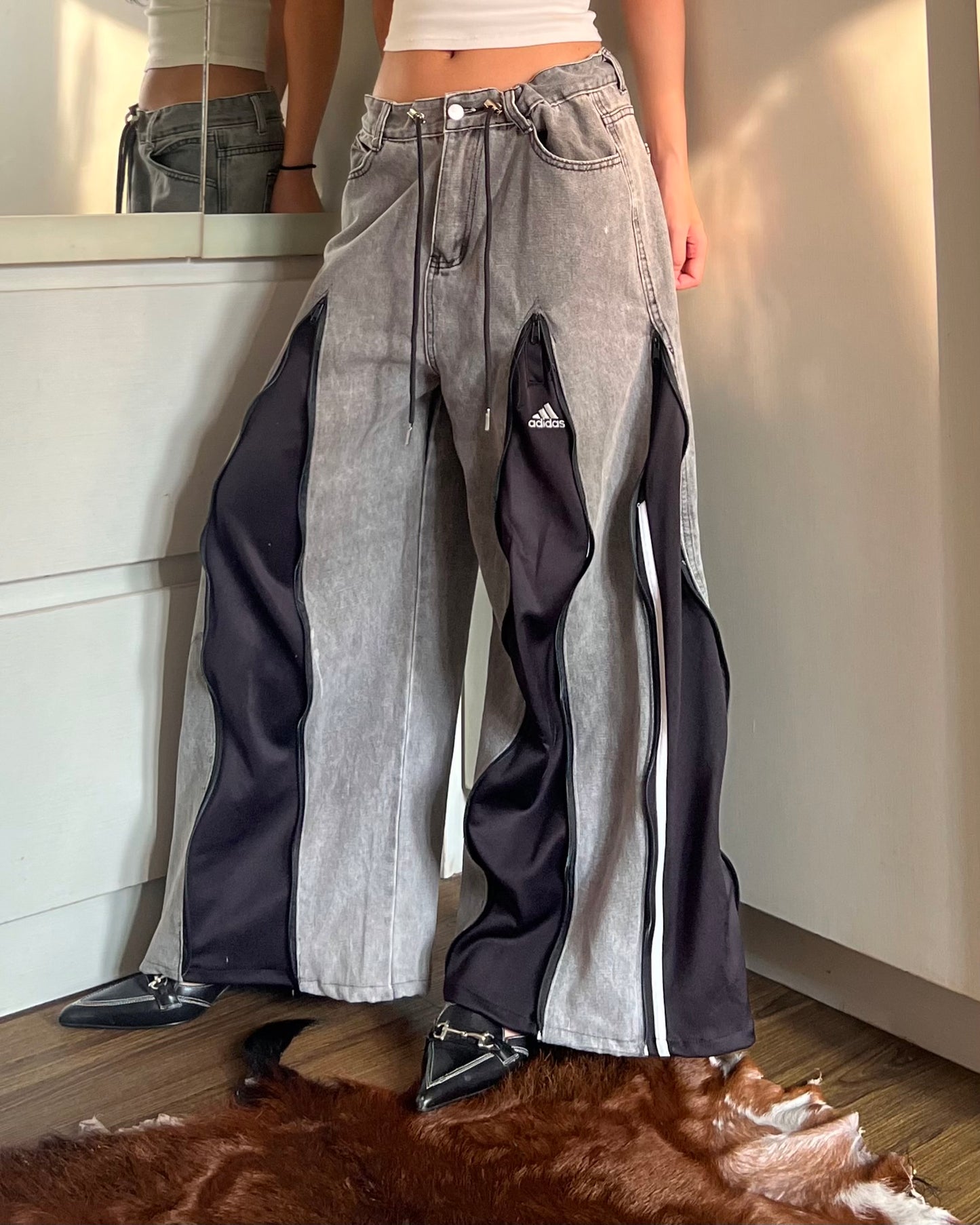 [BIG SIZE] Zipper Pants 0101