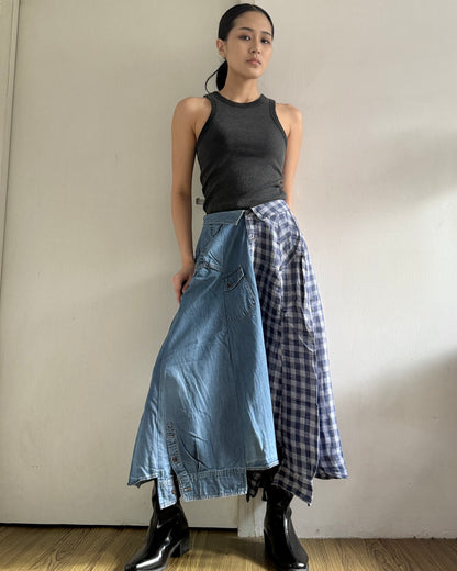 Button-up Maxi Skirt 083