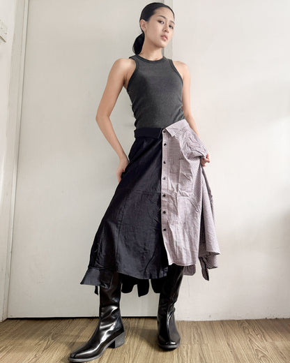 Button-up Maxi Skirt 079