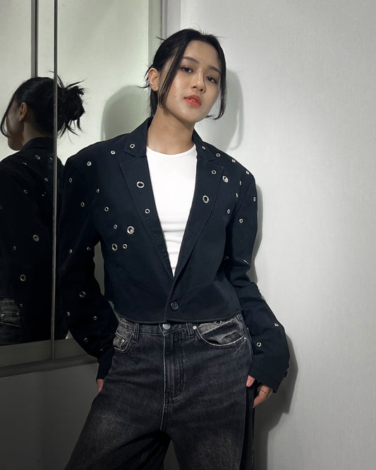 Eyelet Blazer 018