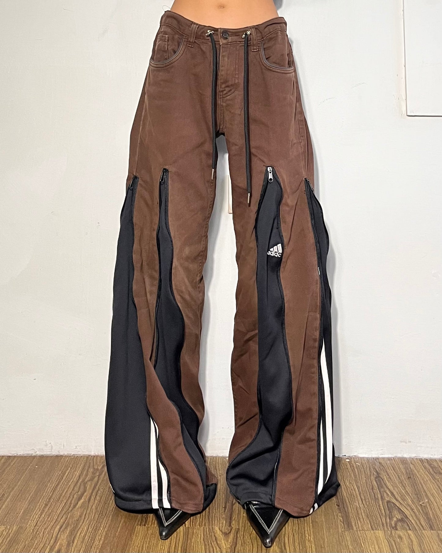 [BIG SIZE] Zipper Pants 037