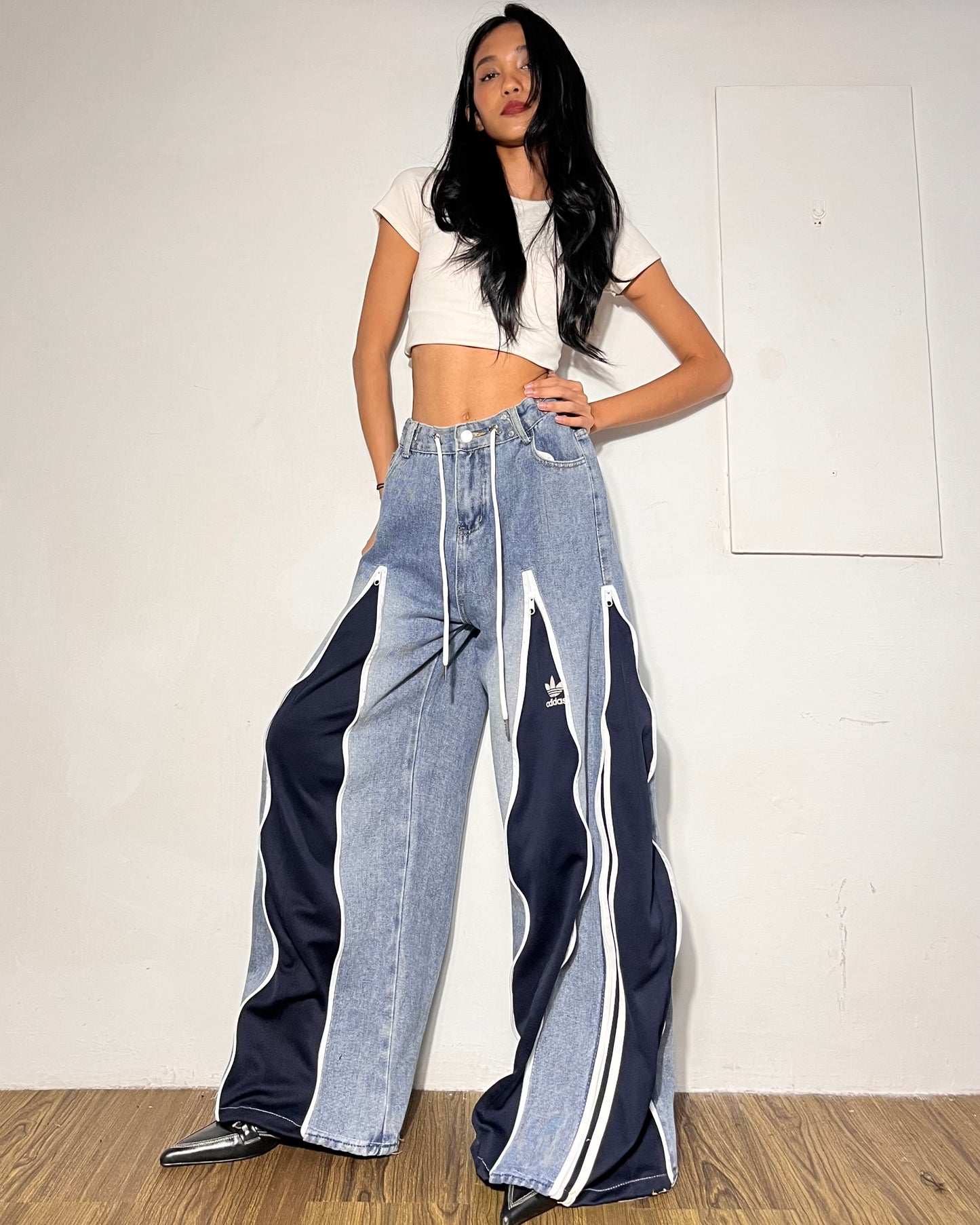 [BIG SIZE] Zipper Pants 031