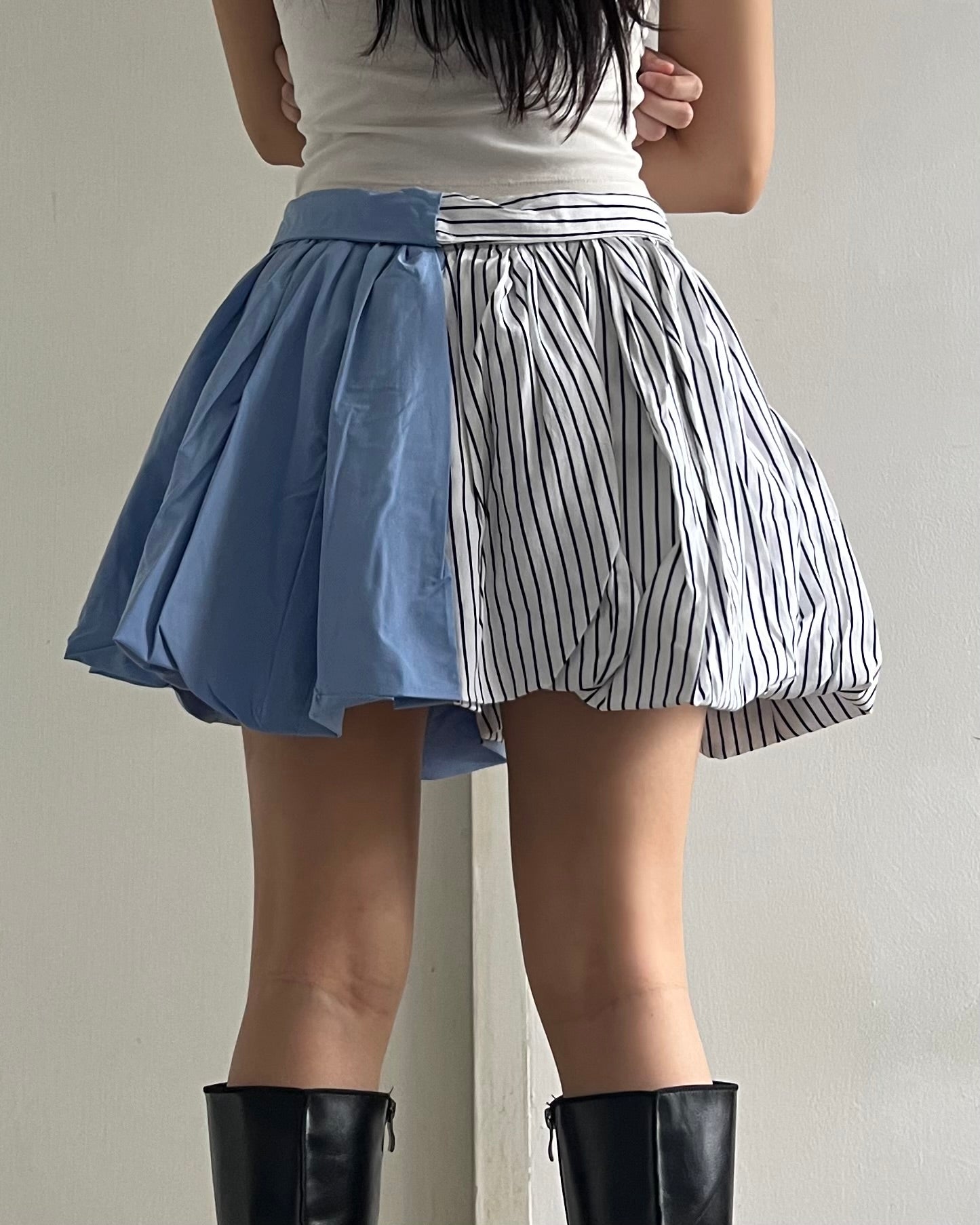 Button-up Balloon Skirt 005