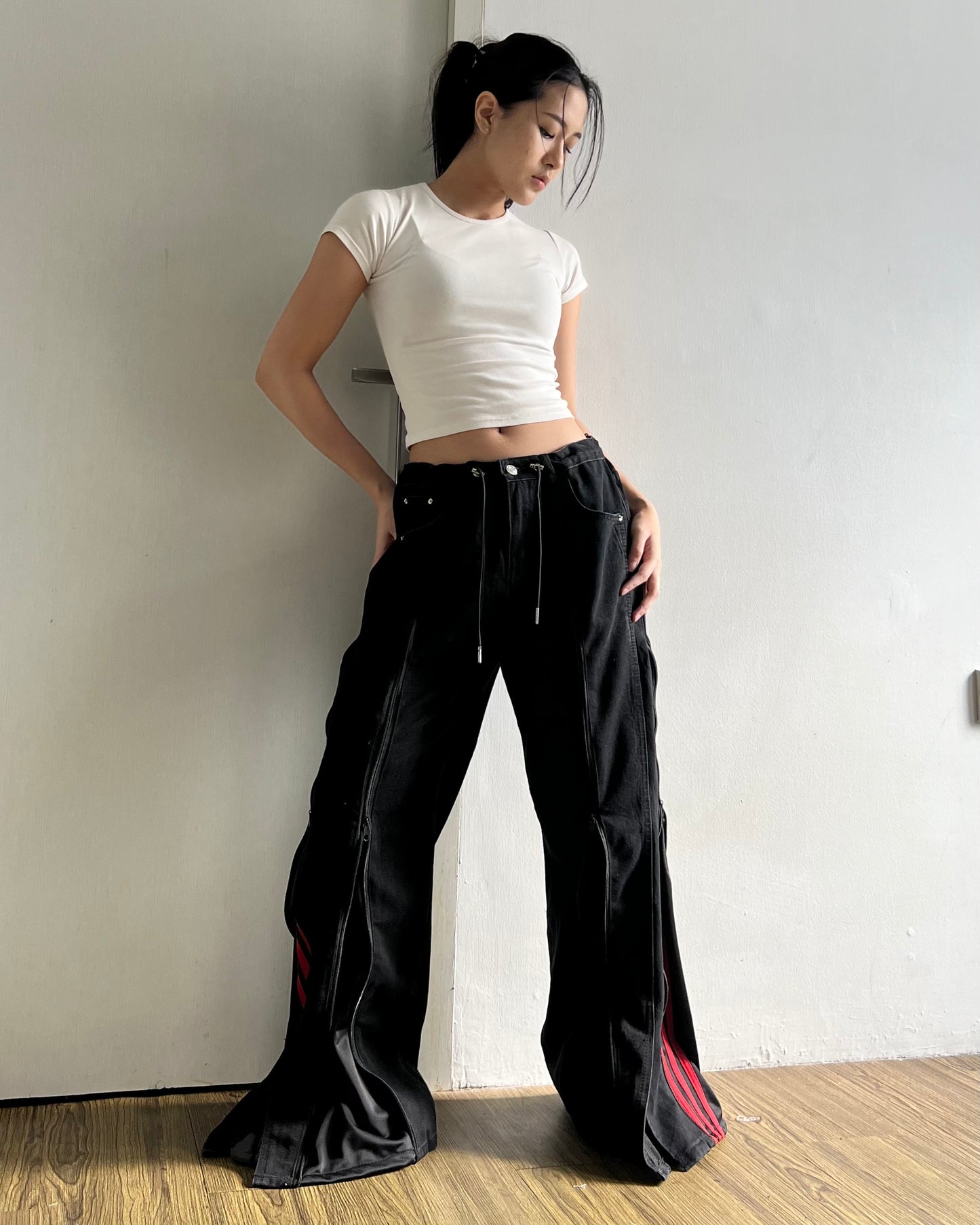 [BIG SIZE] Zipper Pants 0186