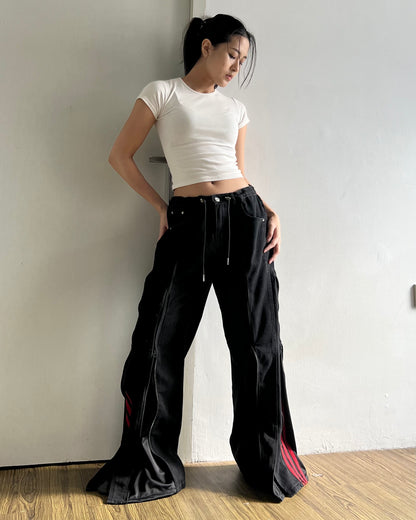 [BIG SIZE] Zipper Pants 0186