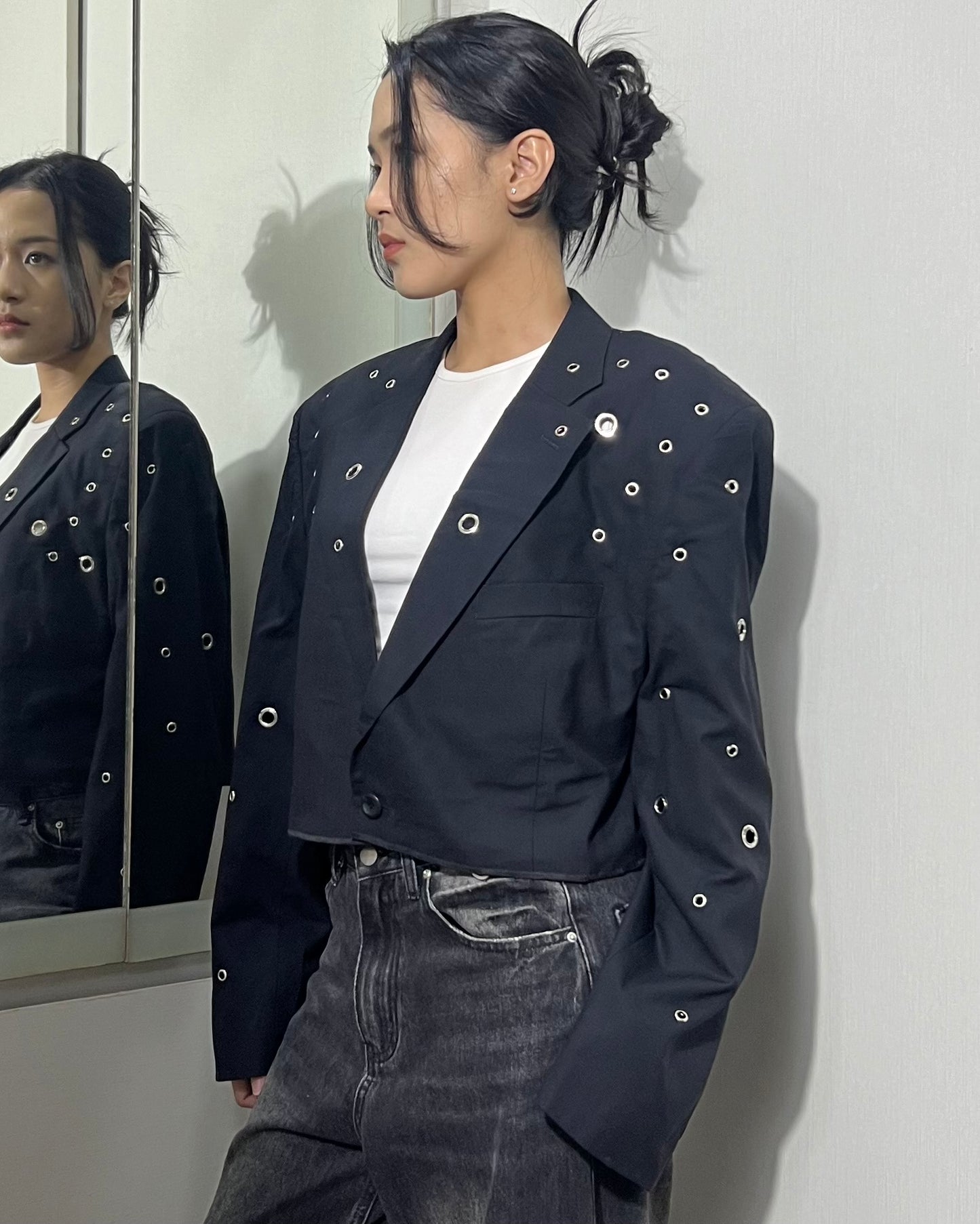 Eyelet Blazer 016