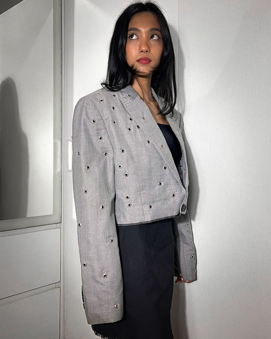 Eyelet Blazer 001