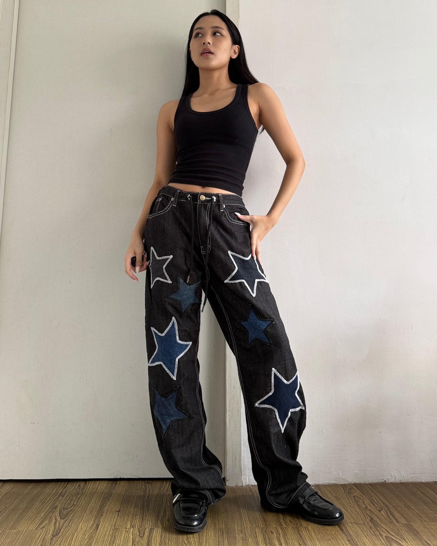 Star Patch Pants 001