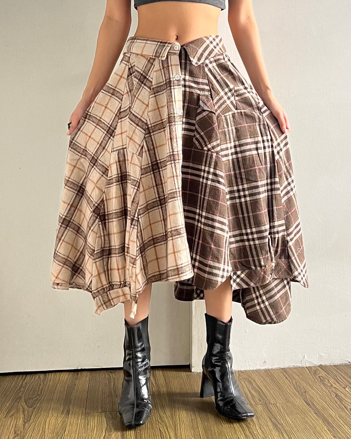 Button-Up Maxi Skirt 035