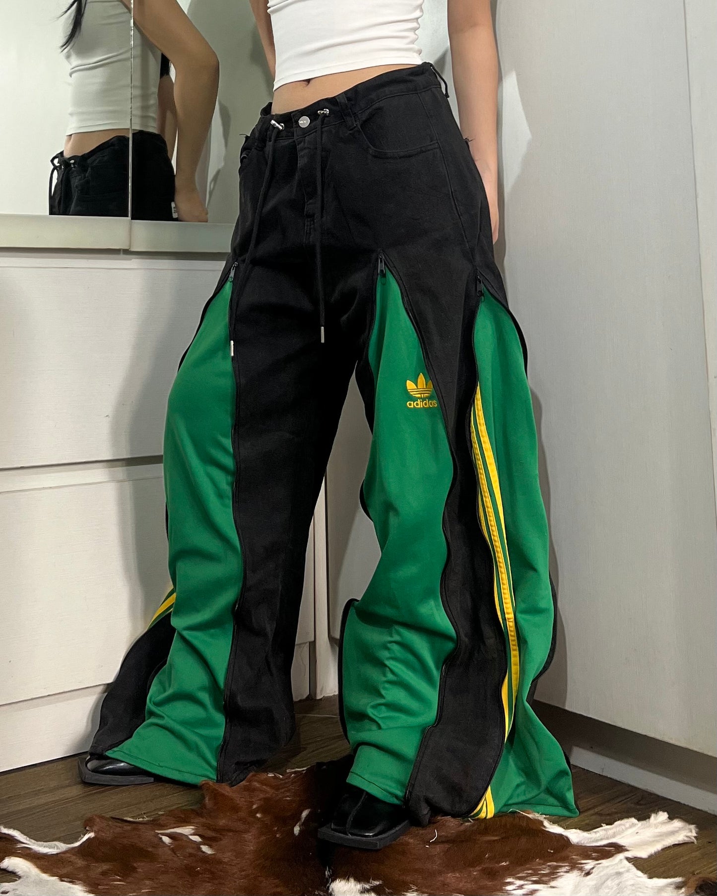 [BIG SIZE] Zipper Pants 0106