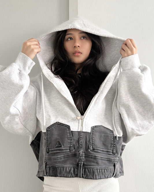 Denim Hoodie 003