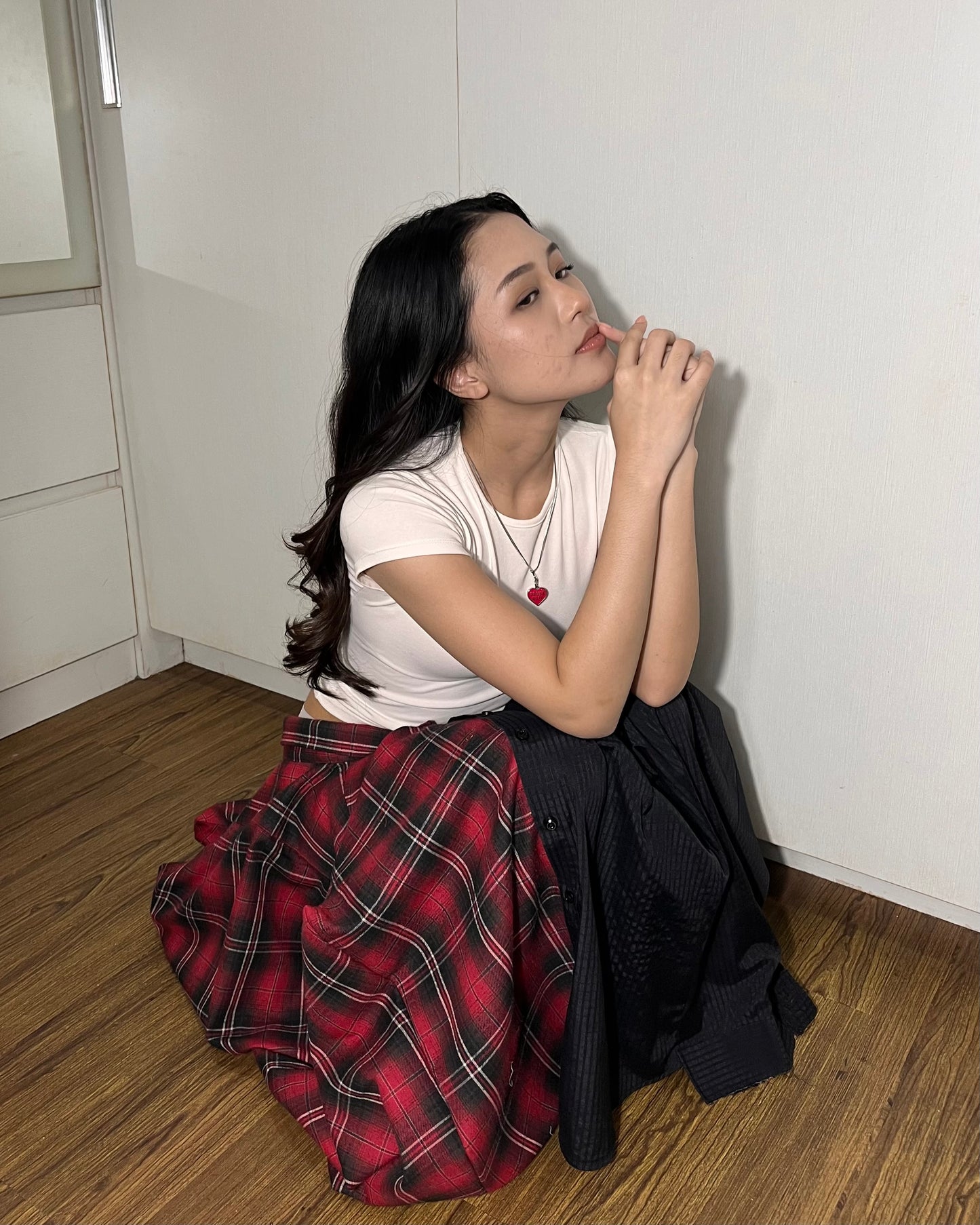 Button-up Maxi Skirt 003