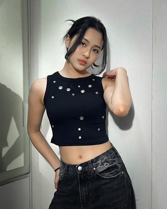 Eyelet Rib Tank 003