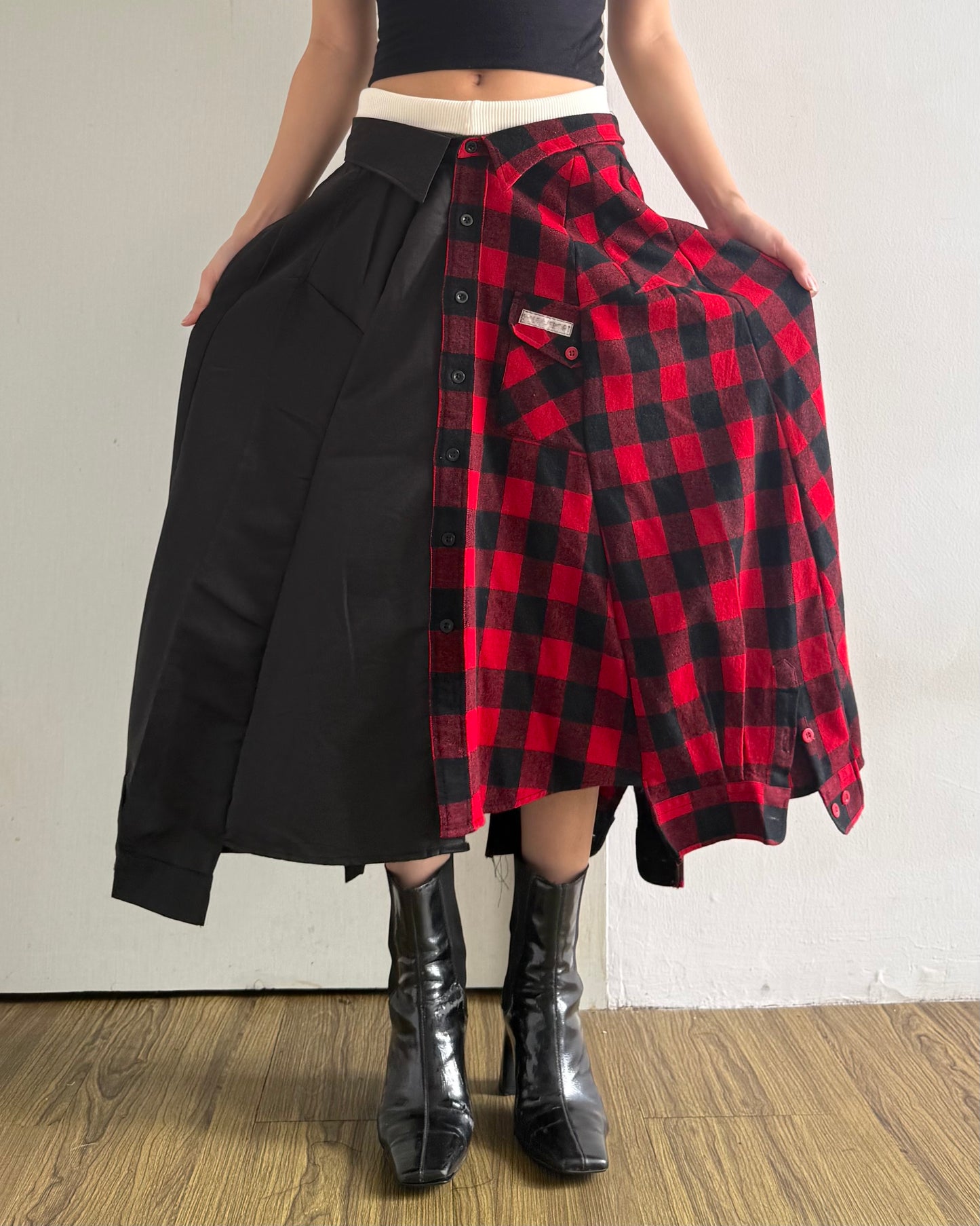 Button-up Maxi Skirt 045