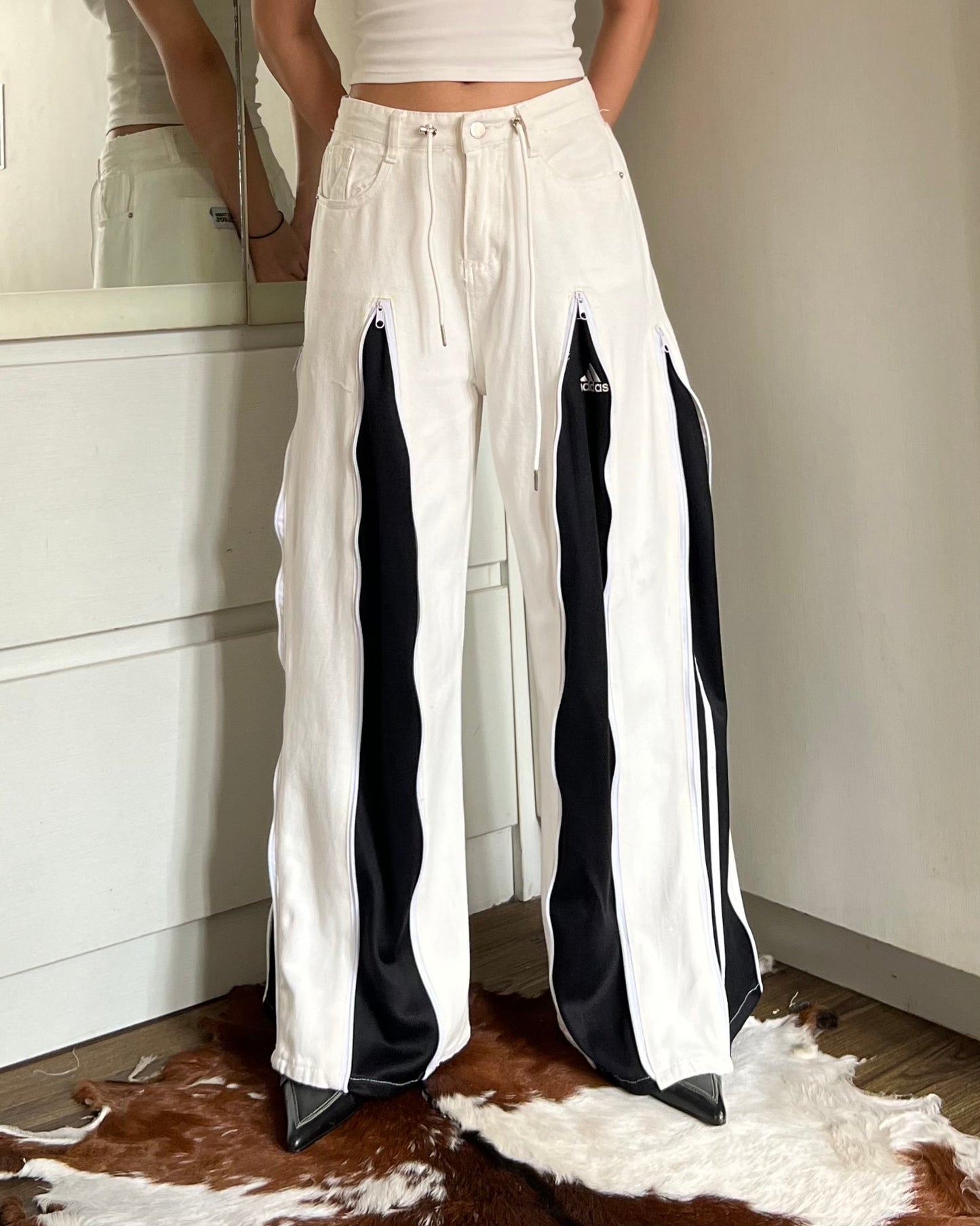Zipper Pants 043